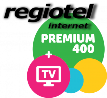 INTERNET - PREMIUM 400 Mbps + TV MINI